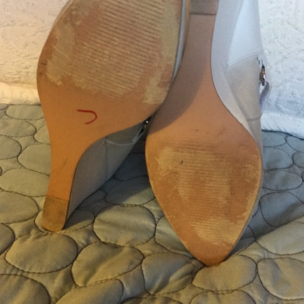 Isabel Marant Scarlet White Ponyhair Wedges - Picture 4 of 4